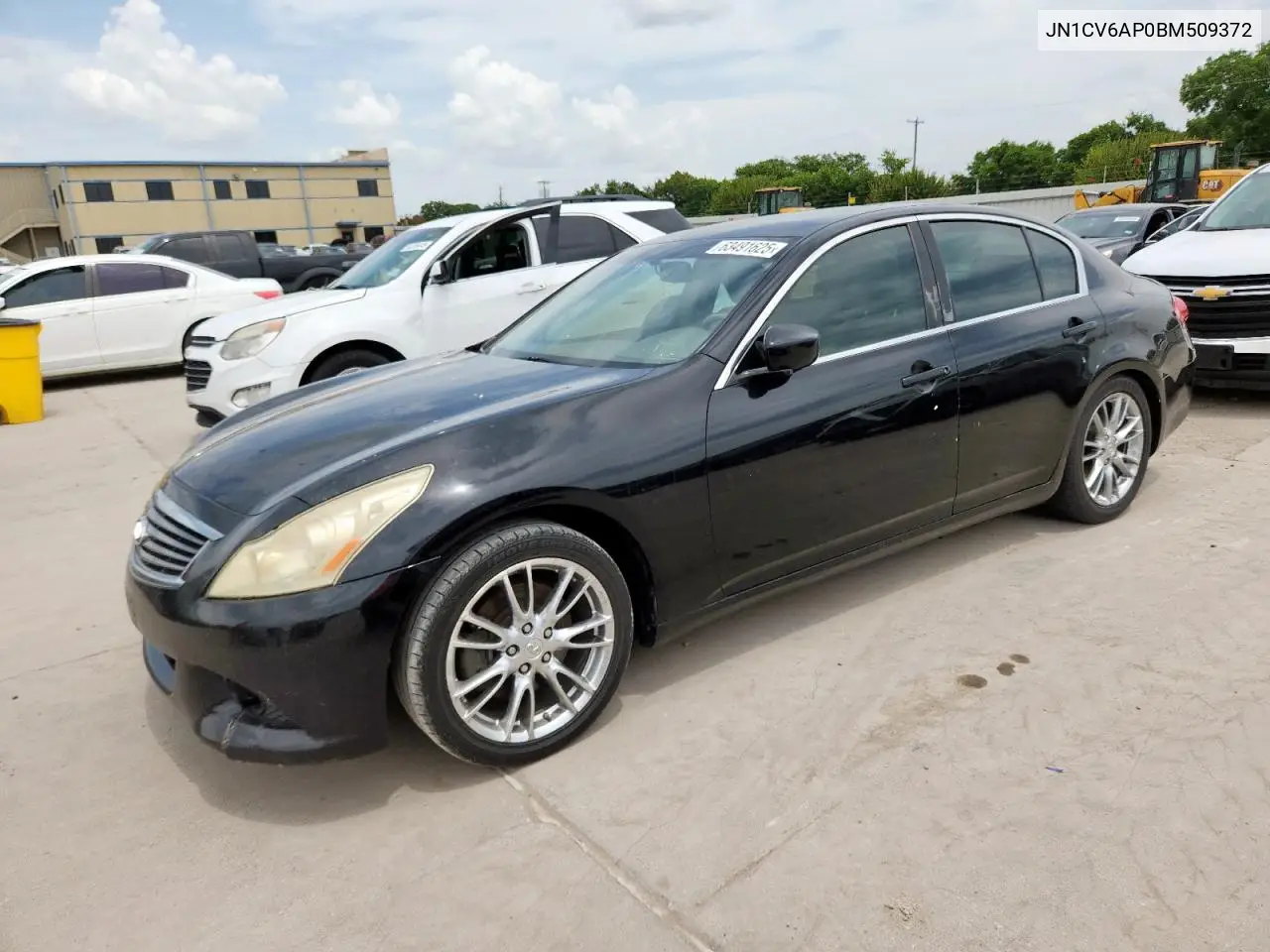 2011 Infiniti G37 Base VIN: JN1CV6AP0BM509372 Lot: 63491625