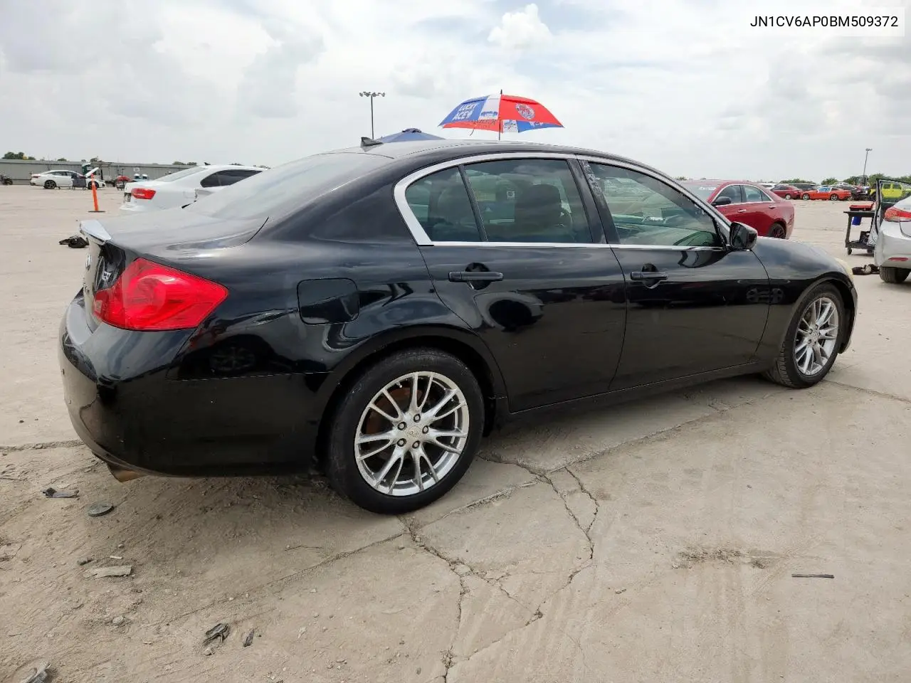 2011 Infiniti G37 Base VIN: JN1CV6AP0BM509372 Lot: 63491625