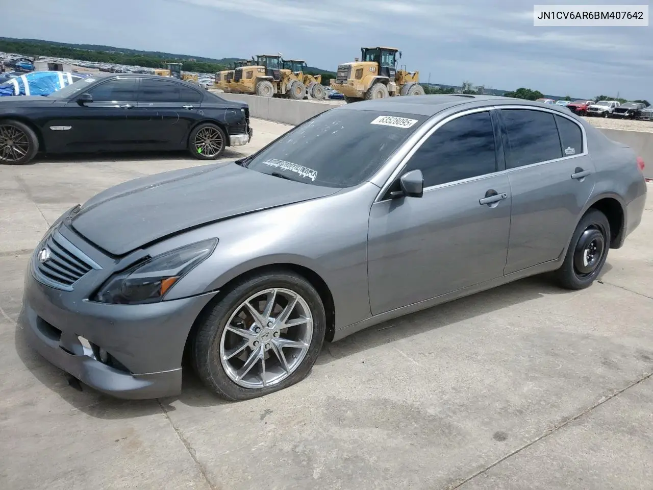 2011 Infiniti G37 VIN: JN1CV6AR6BM407642 Lot: 63528095