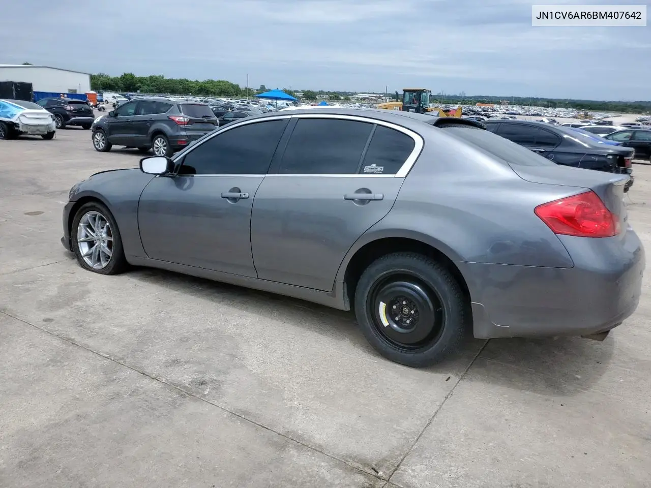 2011 Infiniti G37 VIN: JN1CV6AR6BM407642 Lot: 63528095