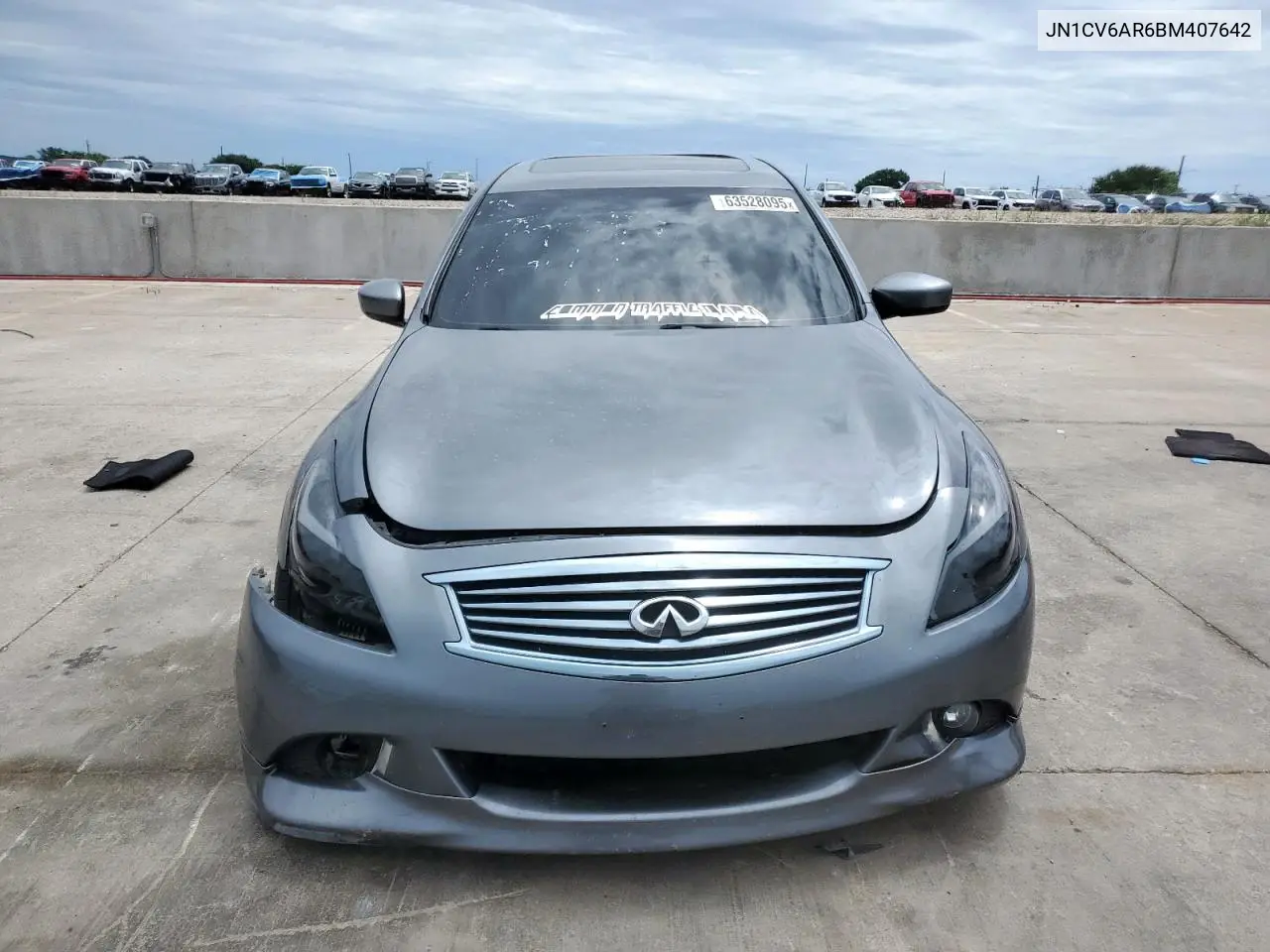 2011 Infiniti G37 VIN: JN1CV6AR6BM407642 Lot: 63528095