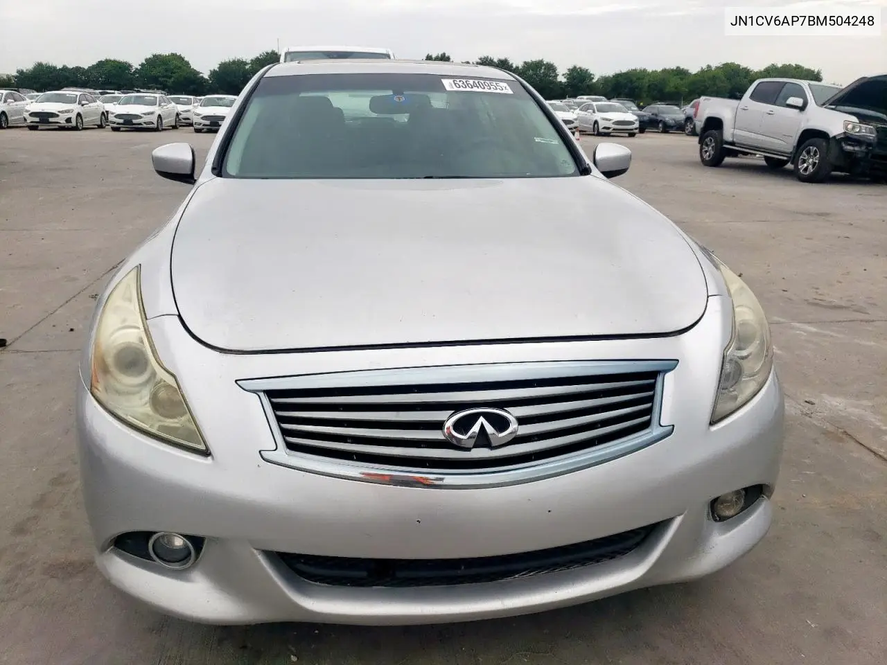 2011 Infiniti G37 Base VIN: JN1CV6AP7BM504248 Lot: 63640955