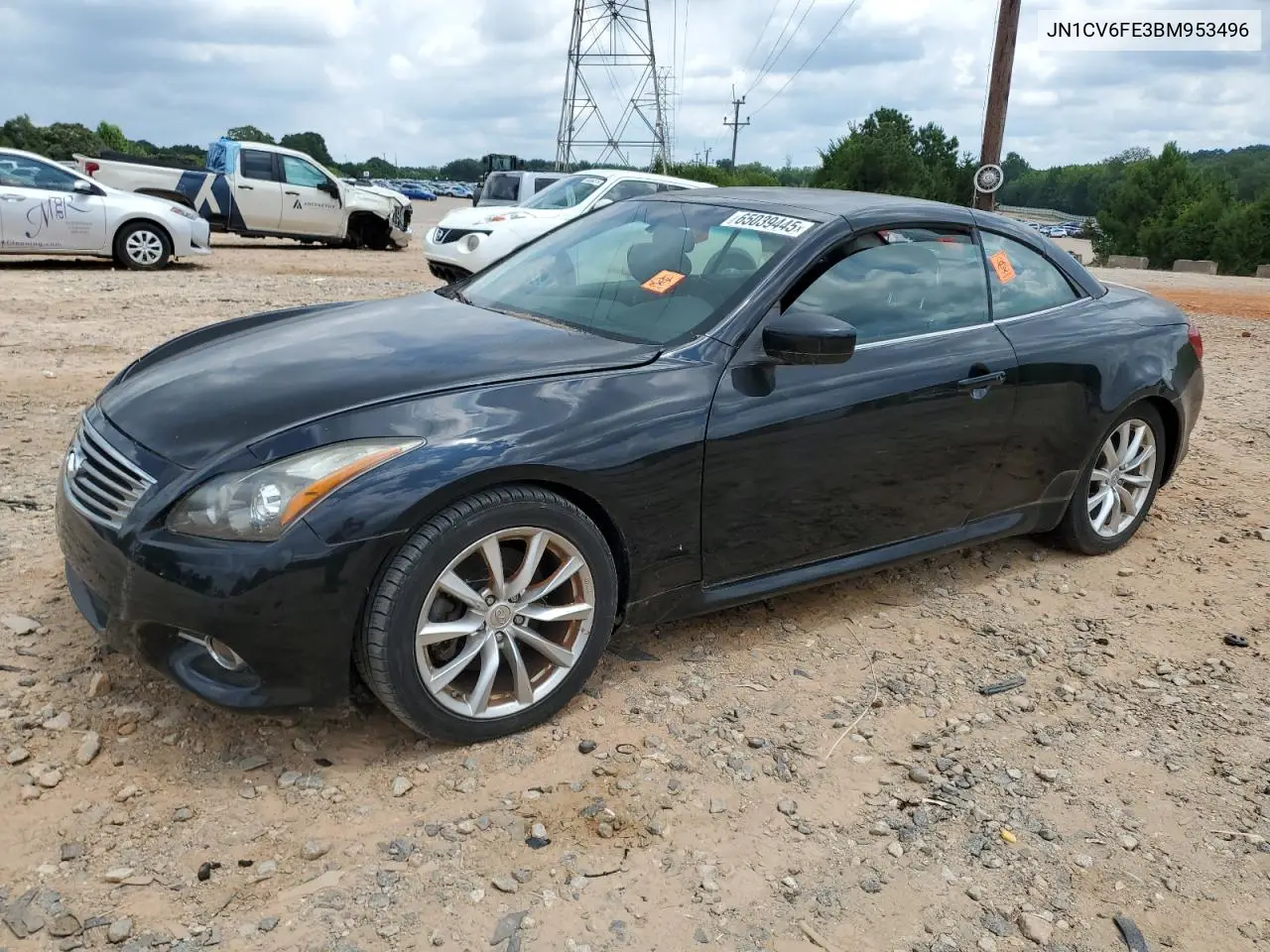 2011 Infiniti G37 Base VIN: JN1CV6FE3BM953496 Lot: 65039445