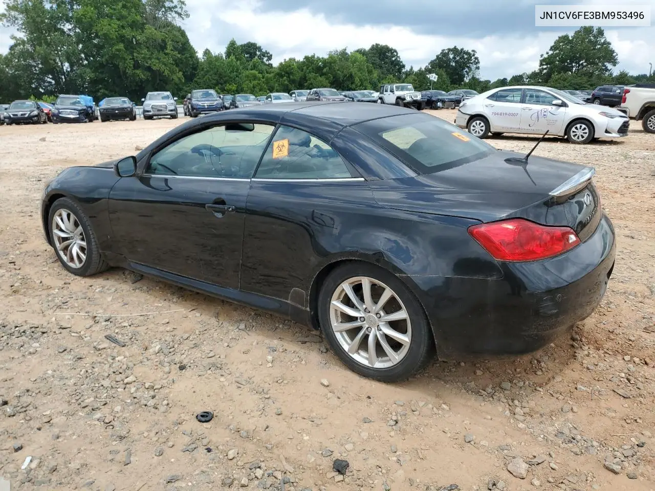 2011 Infiniti G37 Base VIN: JN1CV6FE3BM953496 Lot: 65039445