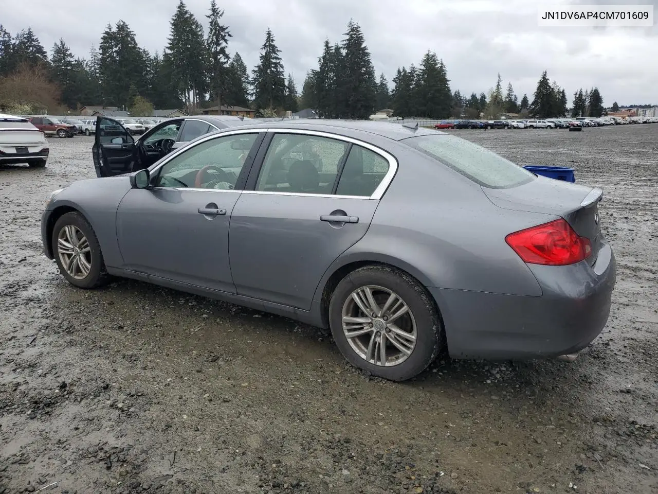 2012 Infiniti G25 Base VIN: JN1DV6AP4CM701609 Lot: 50695475