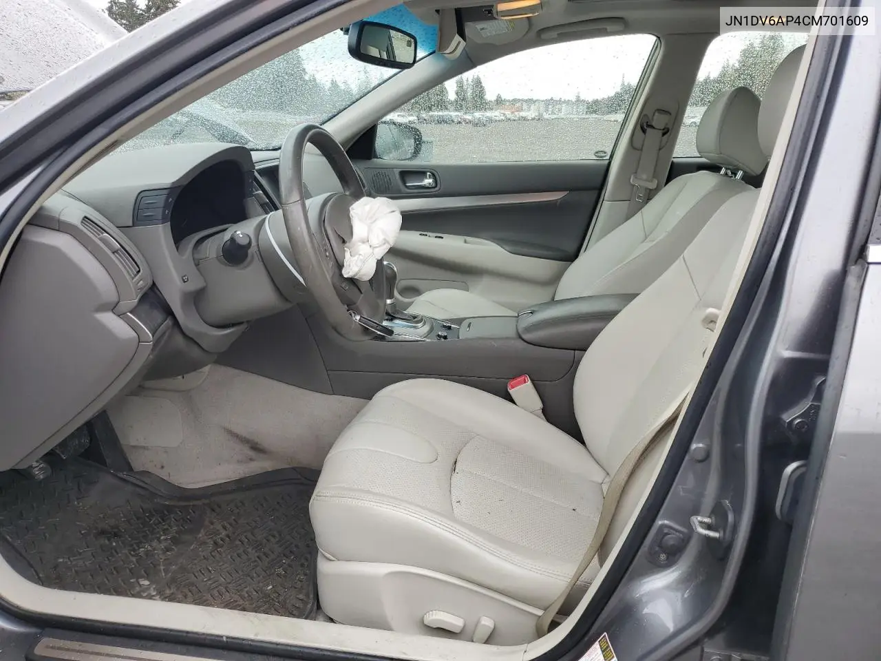 2012 Infiniti G25 Base VIN: JN1DV6AP4CM701609 Lot: 50695475