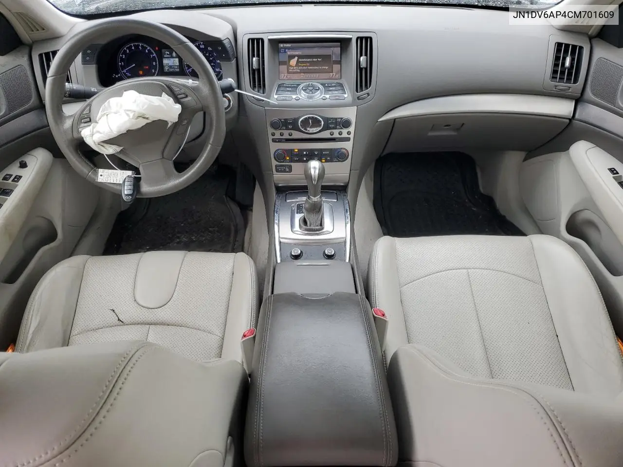2012 Infiniti G25 Base VIN: JN1DV6AP4CM701609 Lot: 50695475