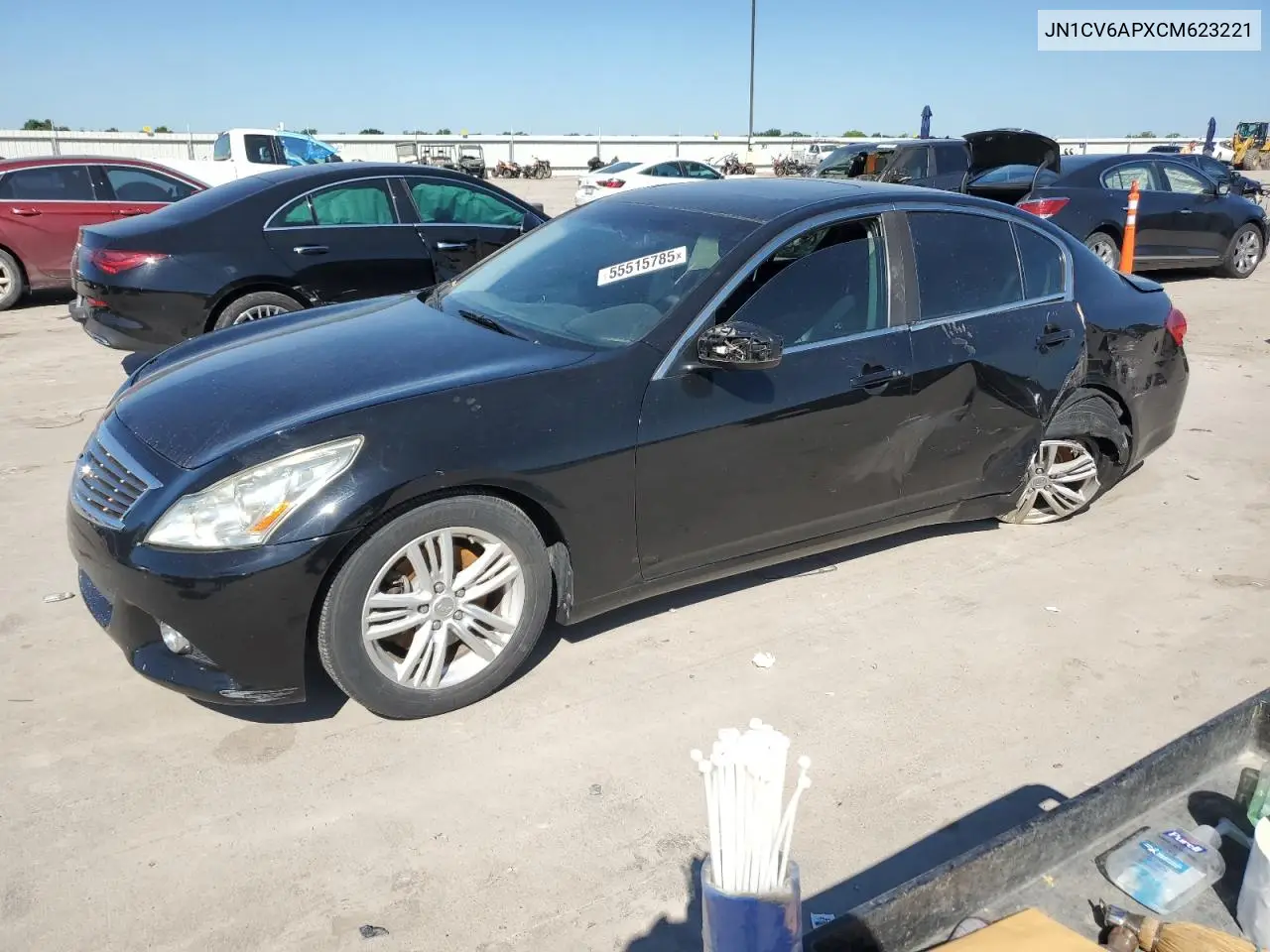 2012 Infiniti G37 Base VIN: JN1CV6APXCM623221 Lot: 55515785