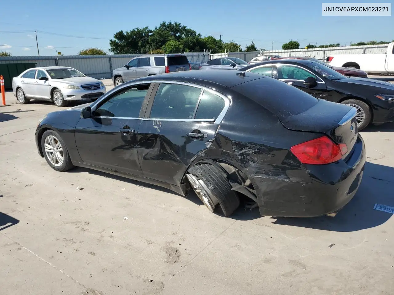 2012 Infiniti G37 Base VIN: JN1CV6APXCM623221 Lot: 55515785