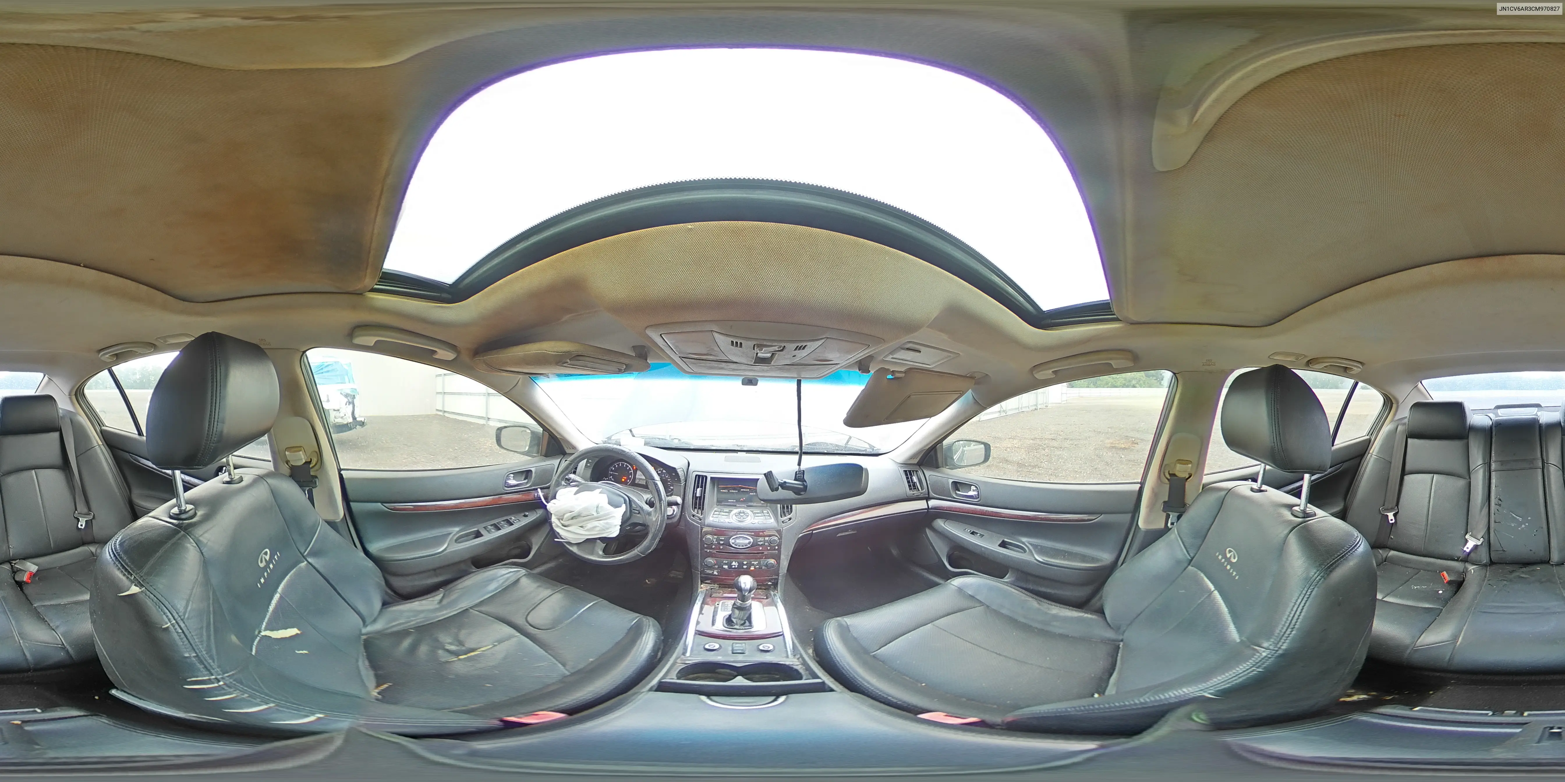 2012 Infiniti G37 VIN: JN1CV6AR3CM970827 Lot: 56076655
