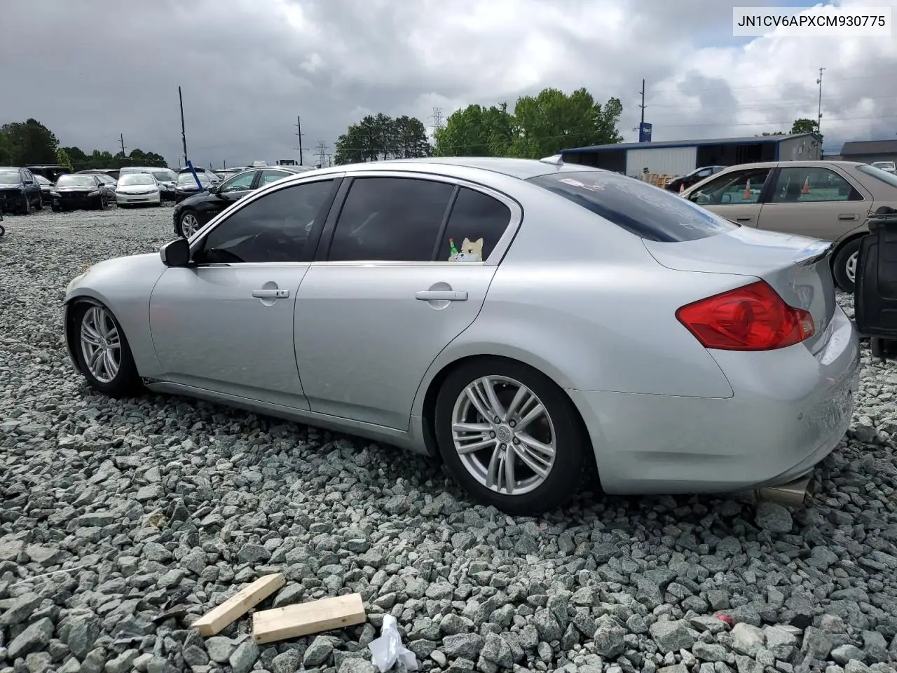 2012 Infiniti G37 Base VIN: JN1CV6APXCM930775 Lot: 56832425