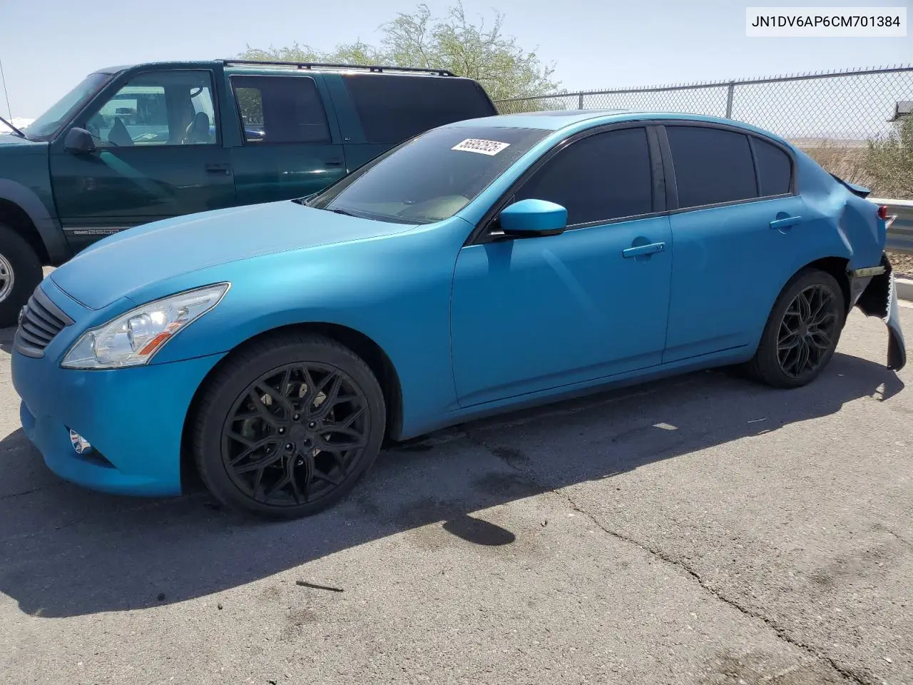 2012 Infiniti G25 Base VIN: JN1DV6AP6CM701384 Lot: 56952525