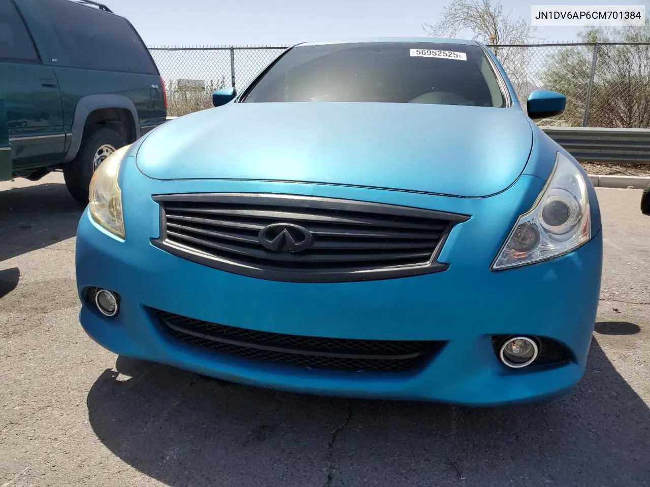 2012 Infiniti G25 Base VIN: JN1DV6AP6CM701384 Lot: 56952525