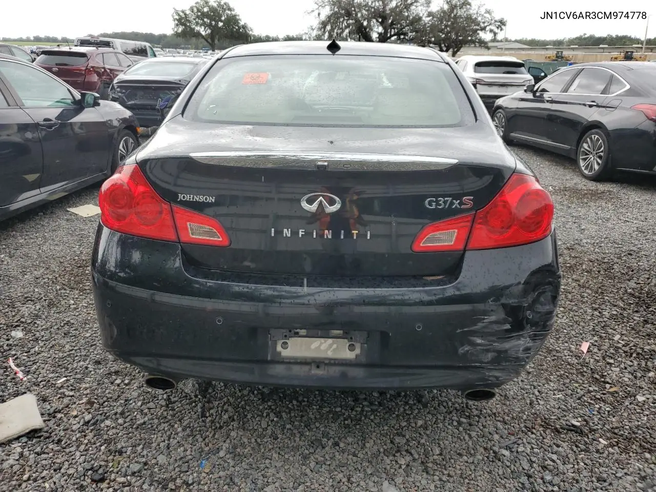 2012 Infiniti G37 VIN: JN1CV6AR3CM974778 Lot: 60752845