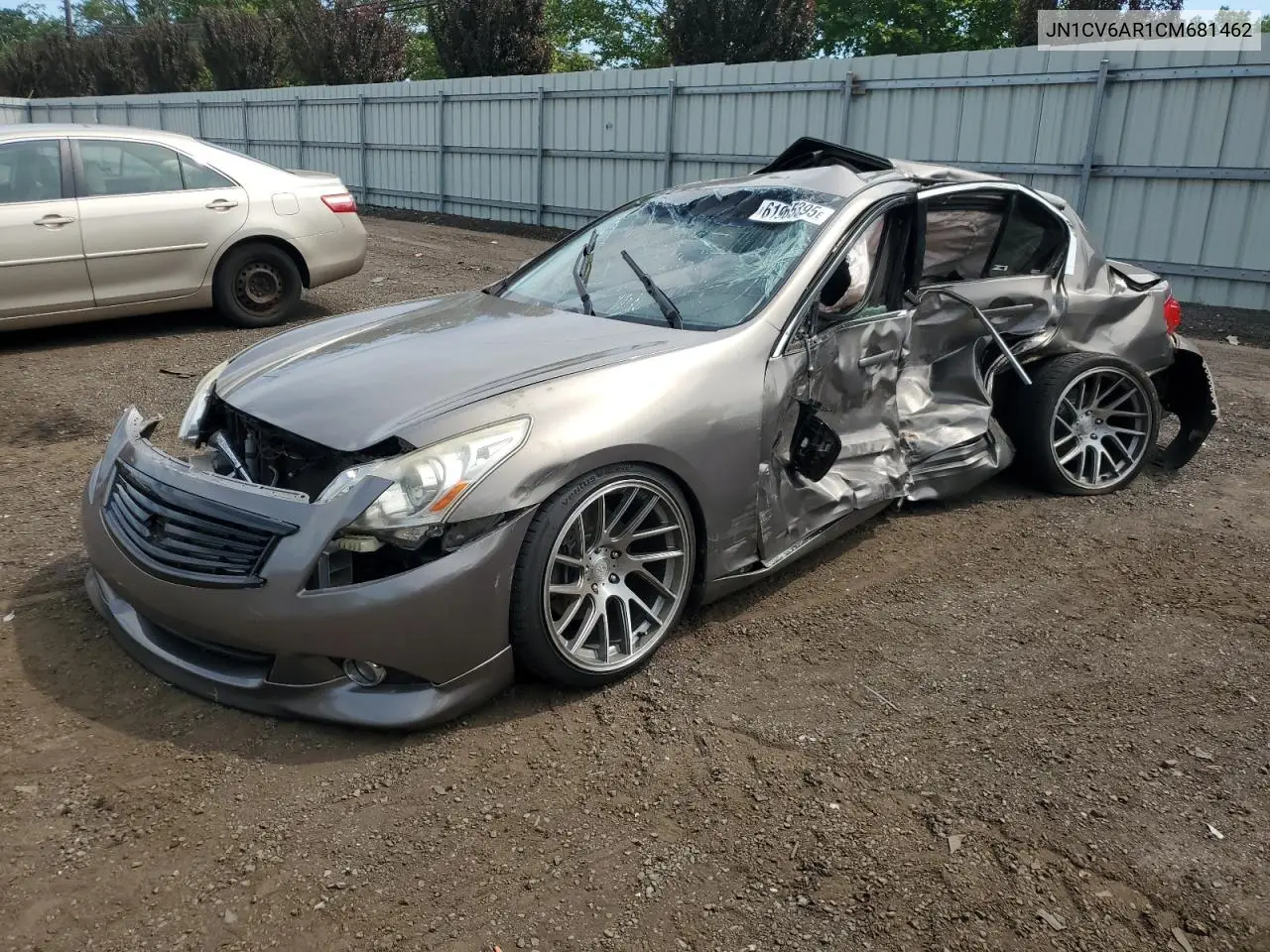 2012 Infiniti G37 VIN: JN1CV6AR1CM681462 Lot: 61965395