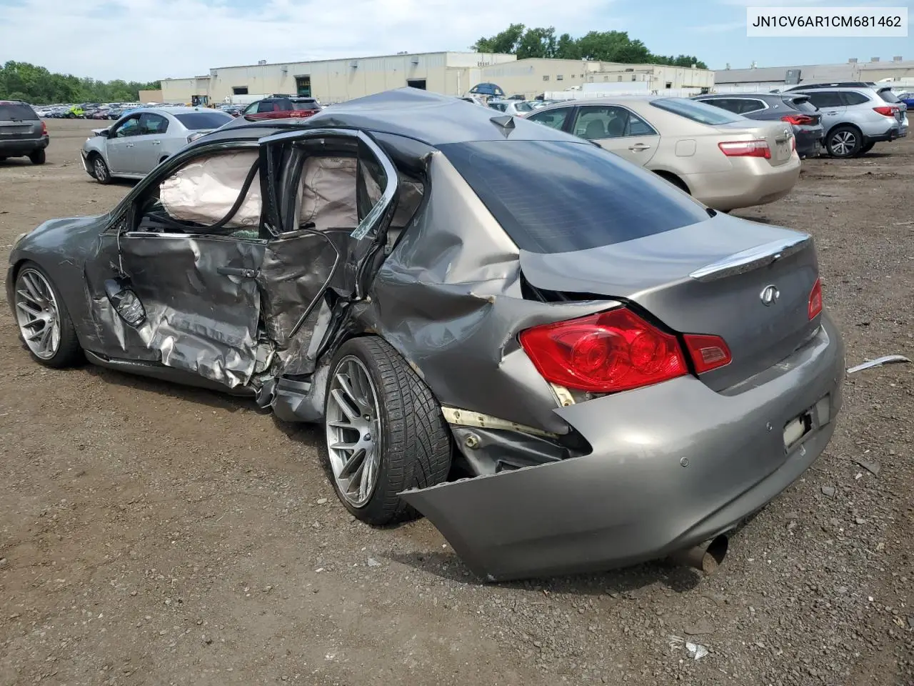 2012 Infiniti G37 VIN: JN1CV6AR1CM681462 Lot: 61965395