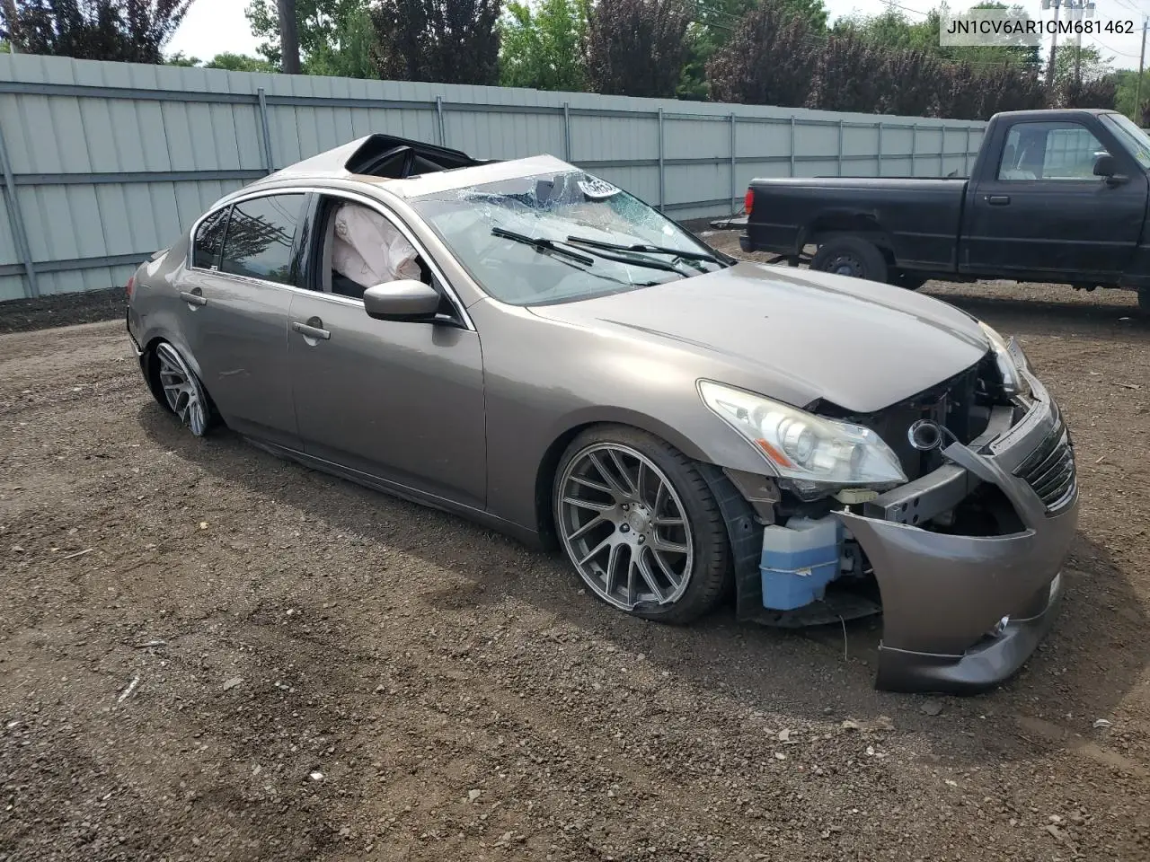 2012 Infiniti G37 VIN: JN1CV6AR1CM681462 Lot: 61965395