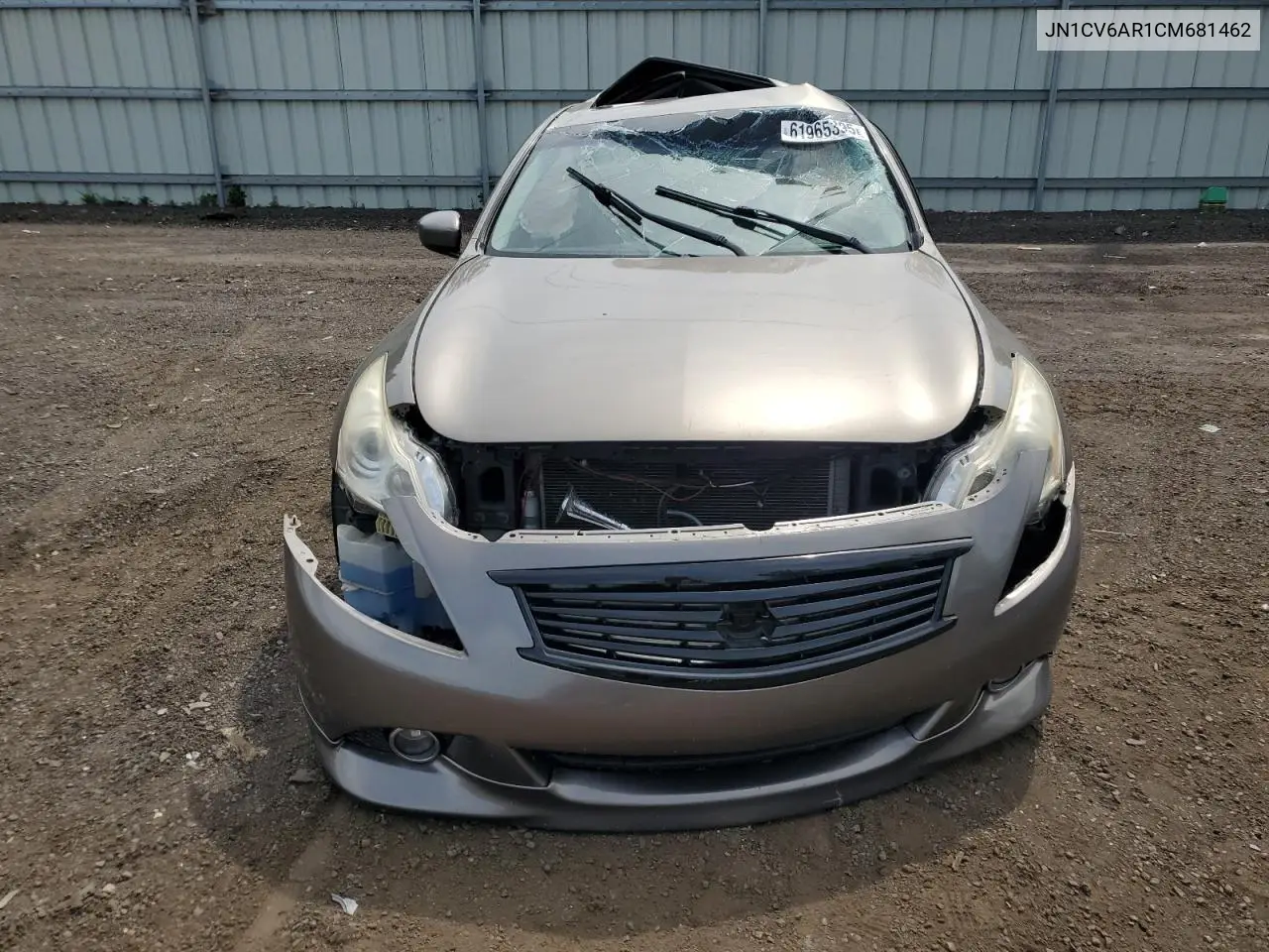 2012 Infiniti G37 VIN: JN1CV6AR1CM681462 Lot: 61965395