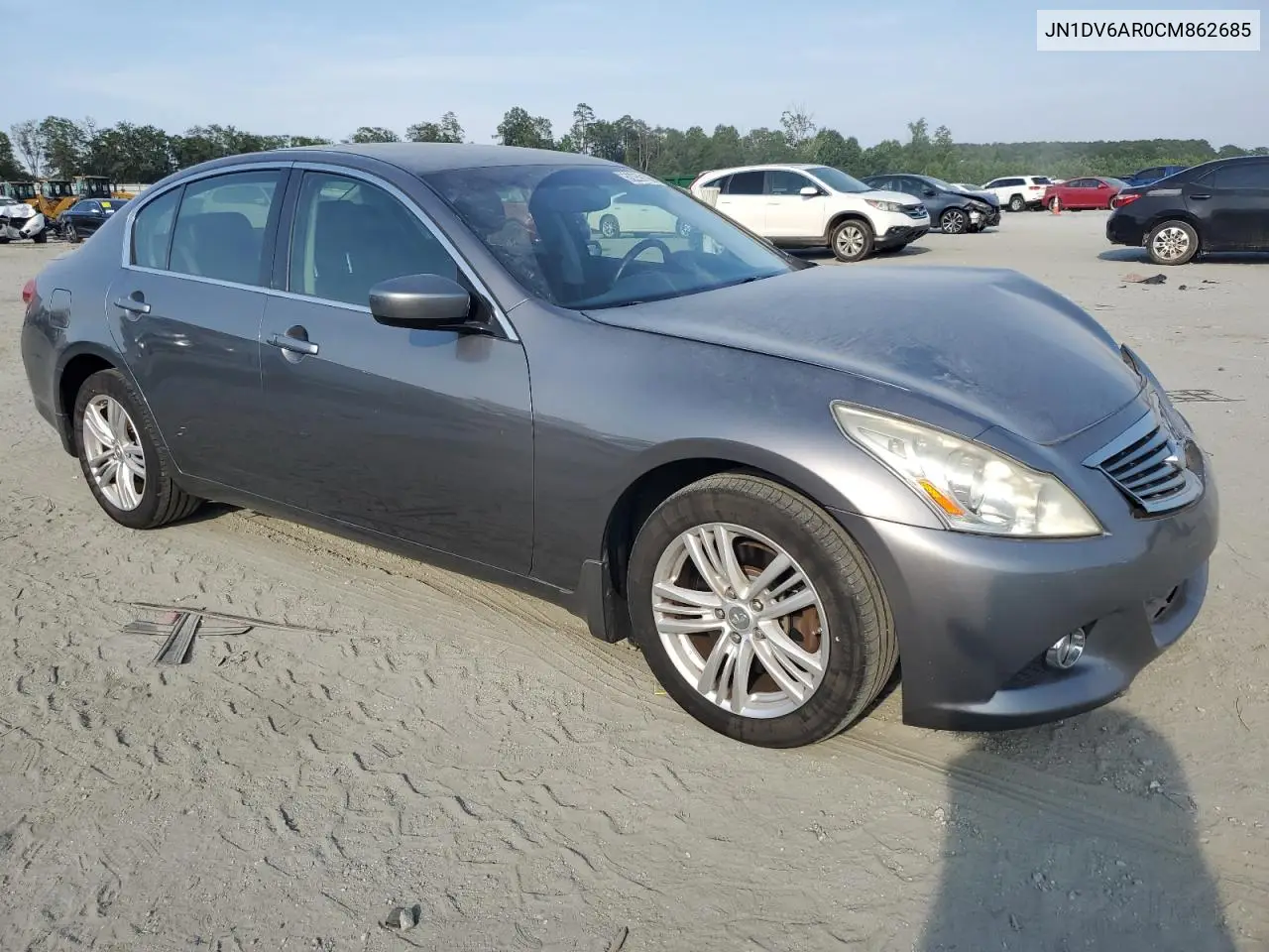 2012 Infiniti G25 VIN: JN1DV6AR0CM862685 Lot: 62259195