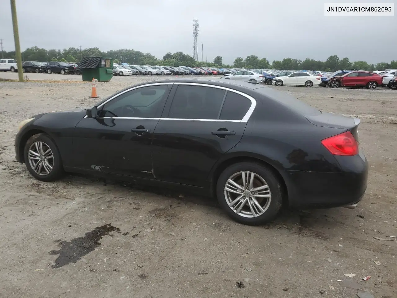 2012 Infiniti G25 VIN: JN1DV6AR1CM862095 Lot: 62411105