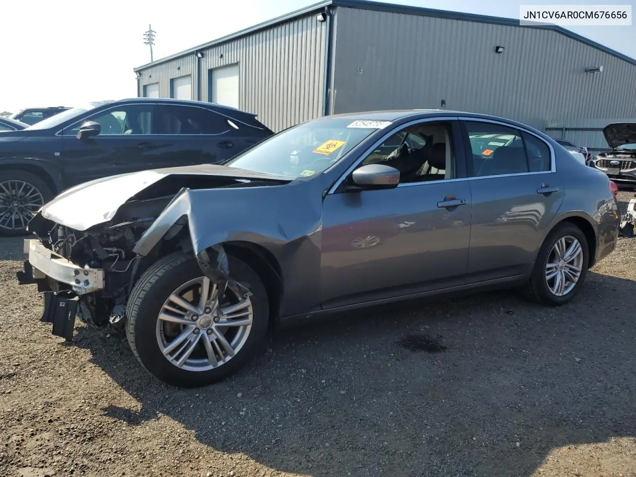2012 Infiniti G37 VIN: JN1CV6AR0CM676656 Lot: 62545735