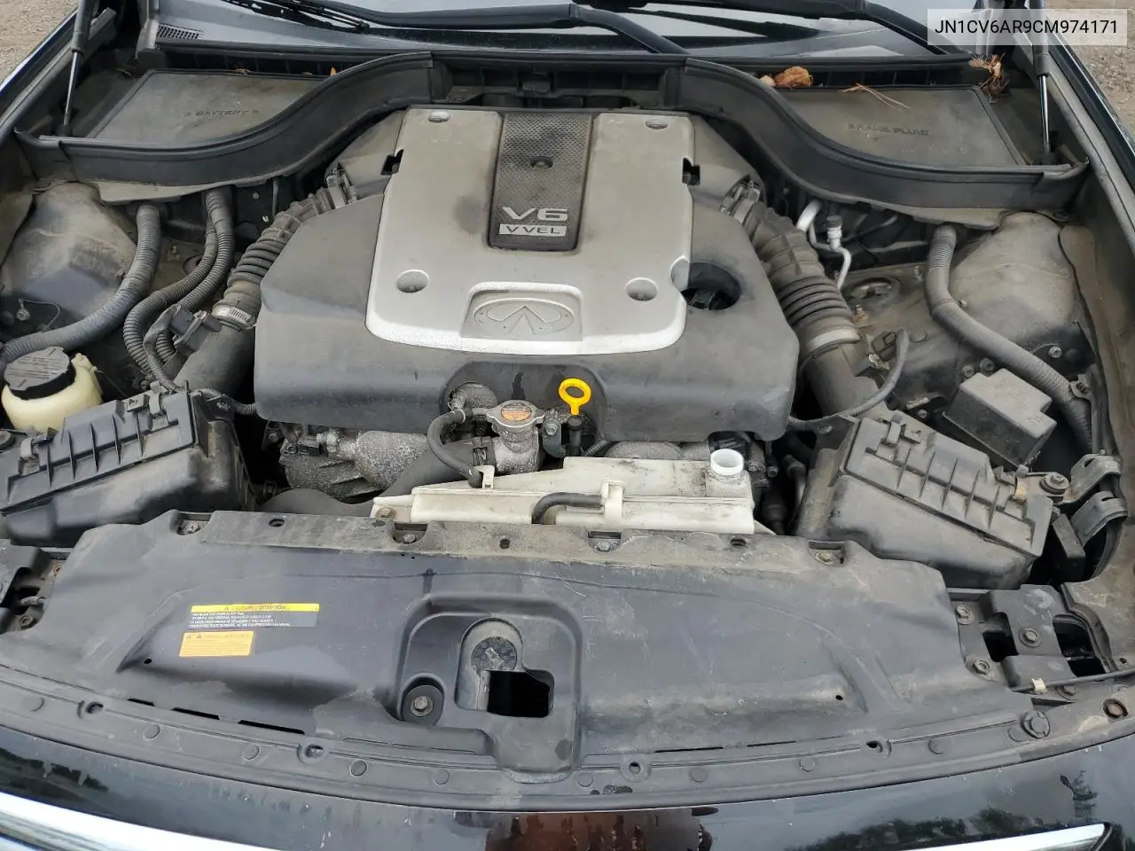 2012 Infiniti G37 VIN: JN1CV6AR9CM974171 Lot: 62595305