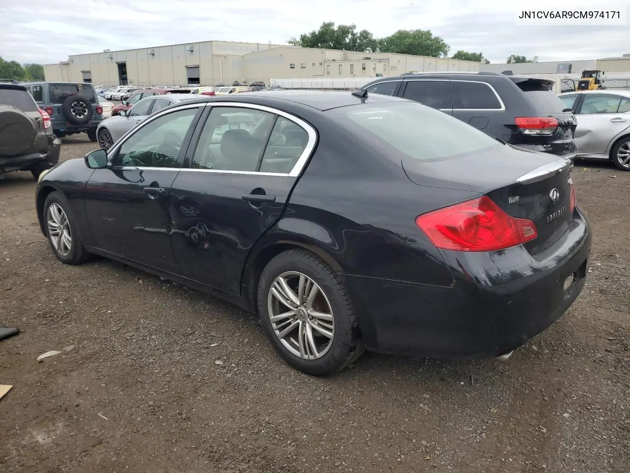 2012 Infiniti G37 VIN: JN1CV6AR9CM974171 Lot: 62595305