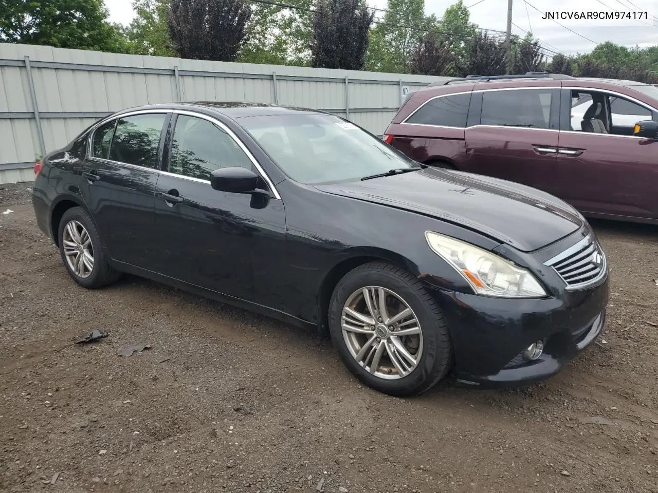2012 Infiniti G37 VIN: JN1CV6AR9CM974171 Lot: 62595305