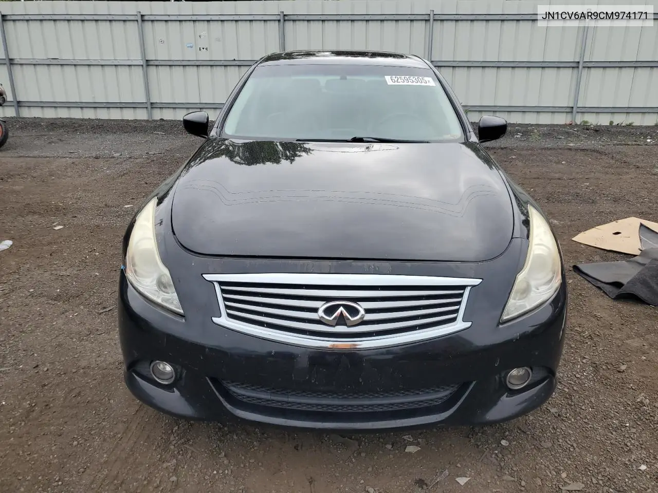 2012 Infiniti G37 VIN: JN1CV6AR9CM974171 Lot: 62595305