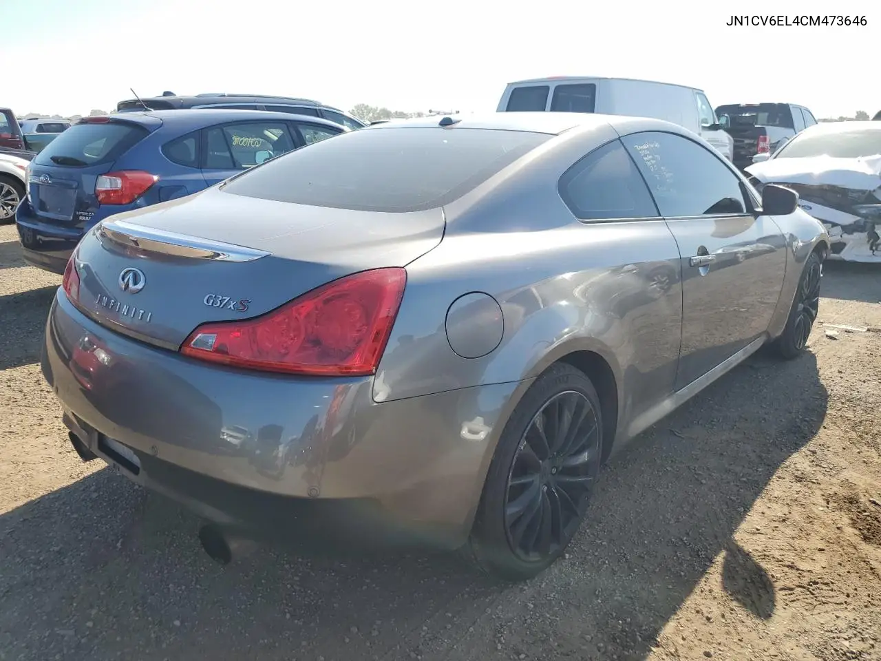 2012 Infiniti G37 VIN: JN1CV6EL4CM473646 Lot: 62730465