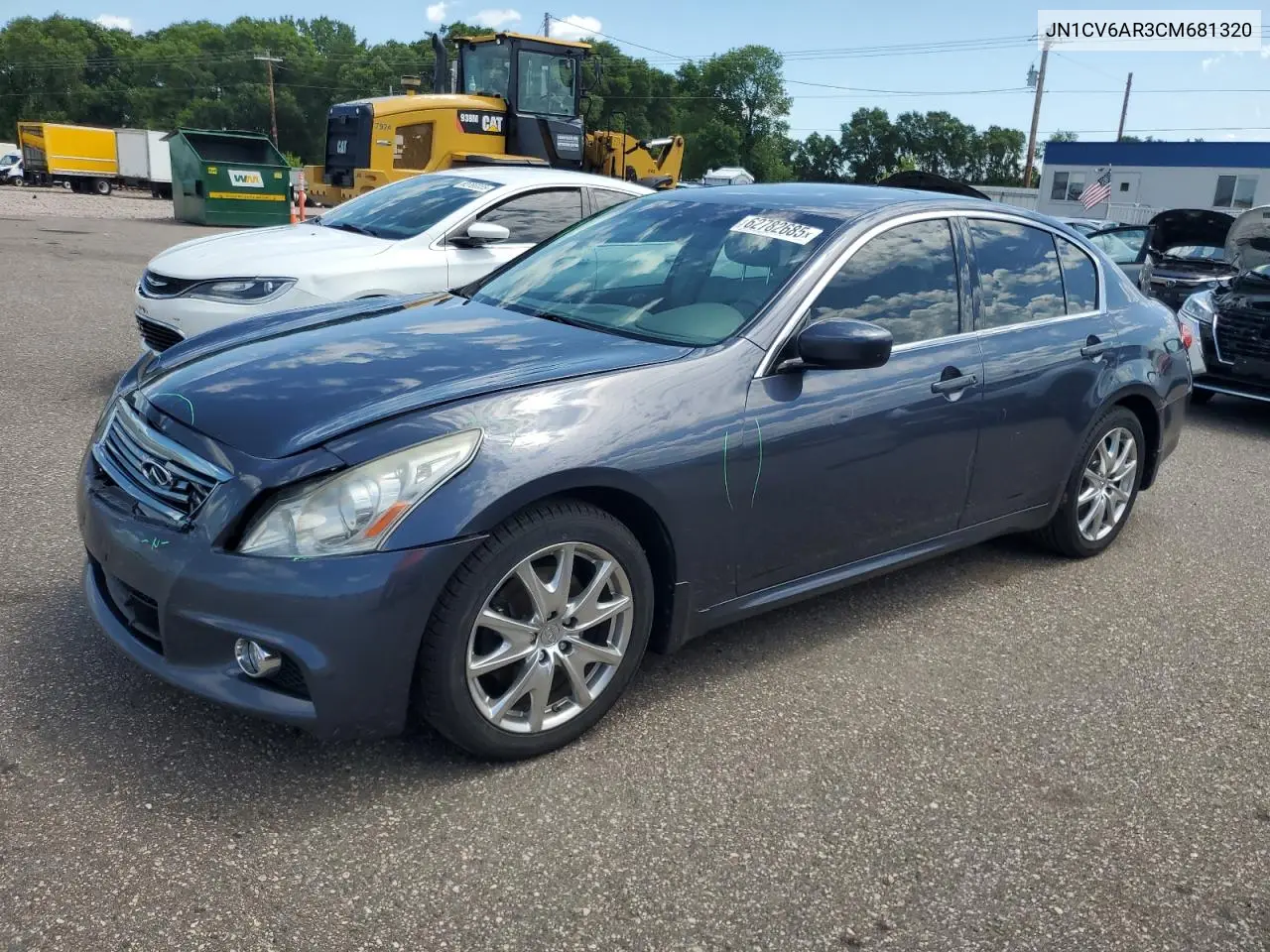 2012 Infiniti G37 VIN: JN1CV6AR3CM681320 Lot: 62782685