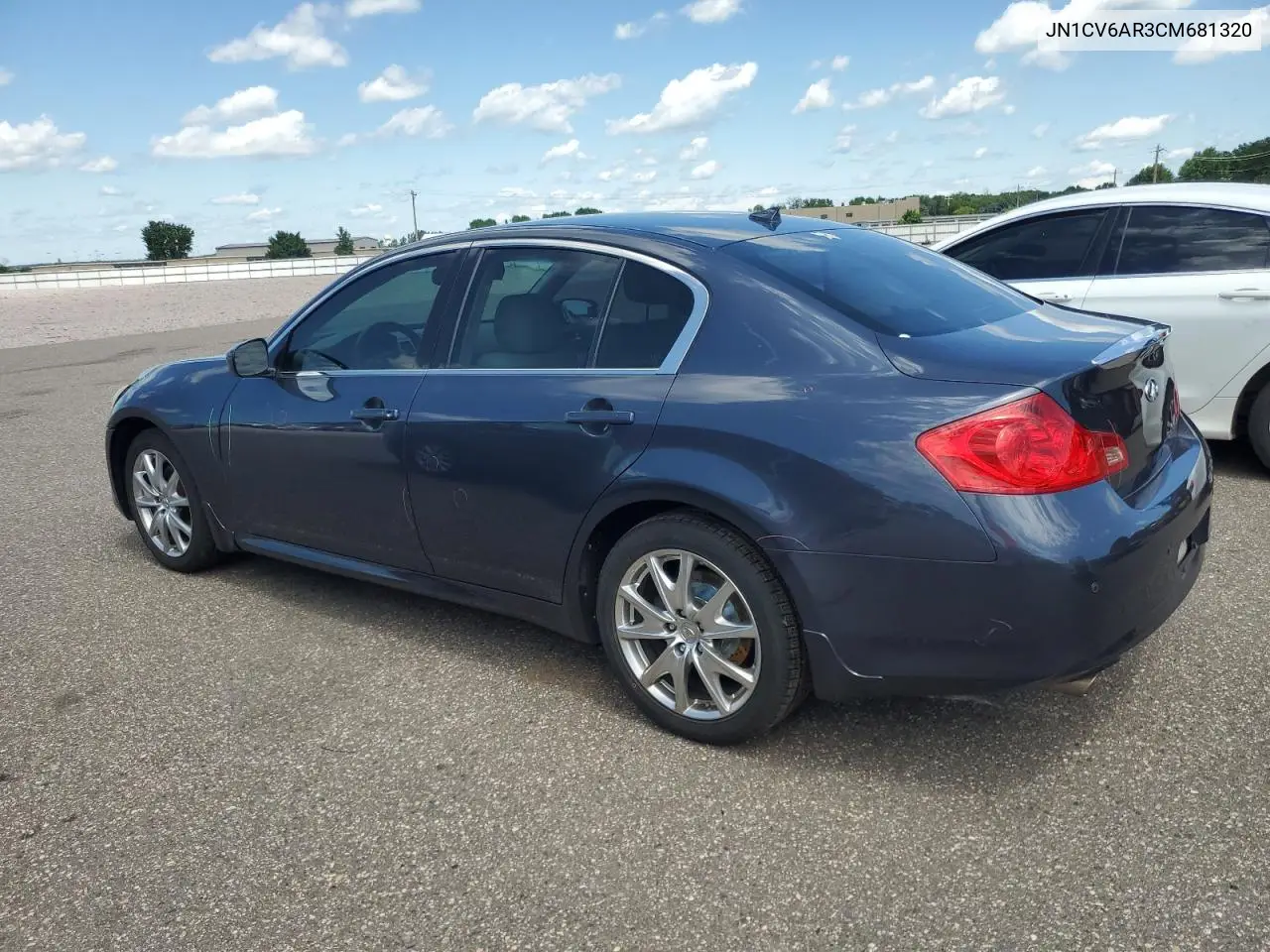 2012 Infiniti G37 VIN: JN1CV6AR3CM681320 Lot: 62782685