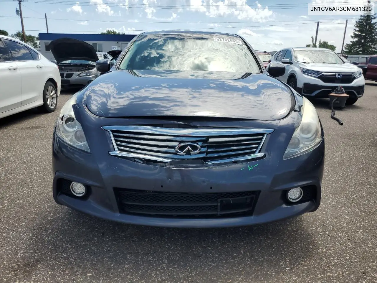 2012 Infiniti G37 VIN: JN1CV6AR3CM681320 Lot: 62782685