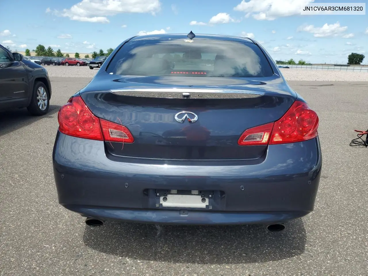 2012 Infiniti G37 VIN: JN1CV6AR3CM681320 Lot: 62782685