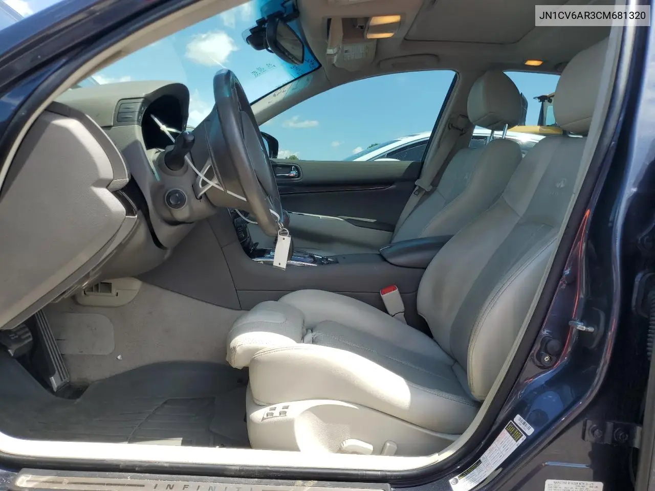 2012 Infiniti G37 VIN: JN1CV6AR3CM681320 Lot: 62782685