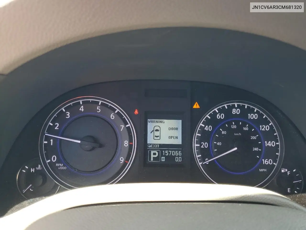 2012 Infiniti G37 VIN: JN1CV6AR3CM681320 Lot: 62782685