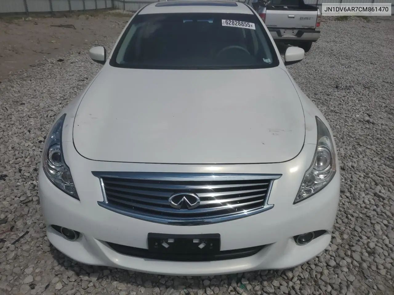 2012 Infiniti G25 VIN: JN1DV6AR7CM861470 Lot: 62828855