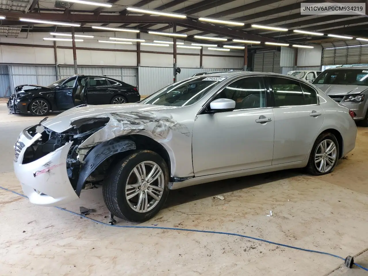 2012 Infiniti G37 Base VIN: JN1CV6AP0CM934219 Lot: 62846525