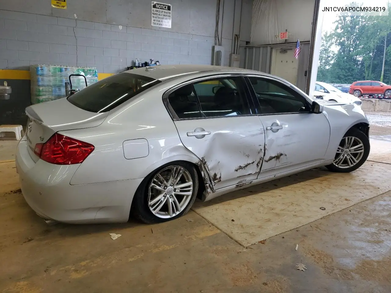 2012 Infiniti G37 Base VIN: JN1CV6AP0CM934219 Lot: 62846525