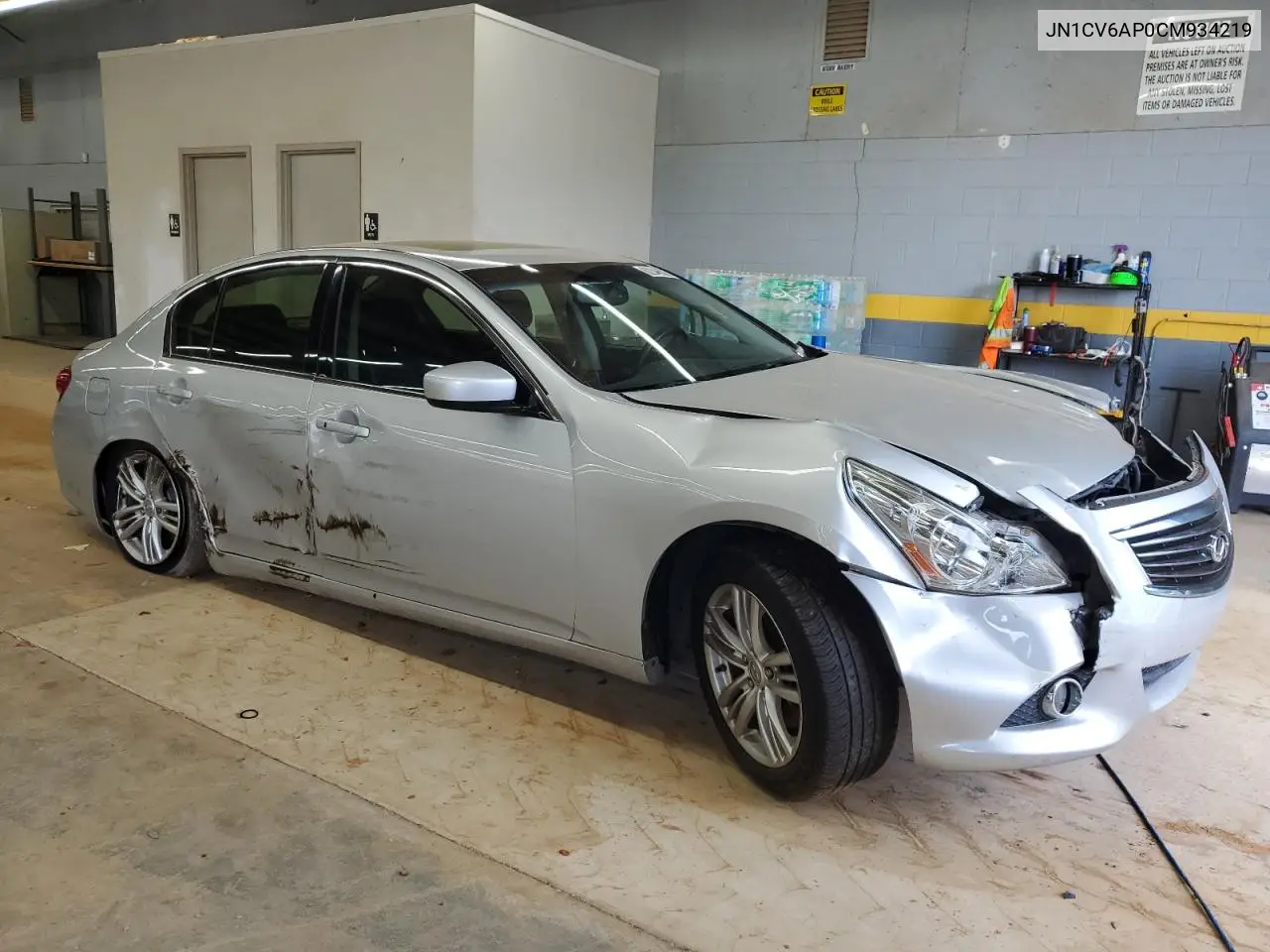 2012 Infiniti G37 Base VIN: JN1CV6AP0CM934219 Lot: 62846525