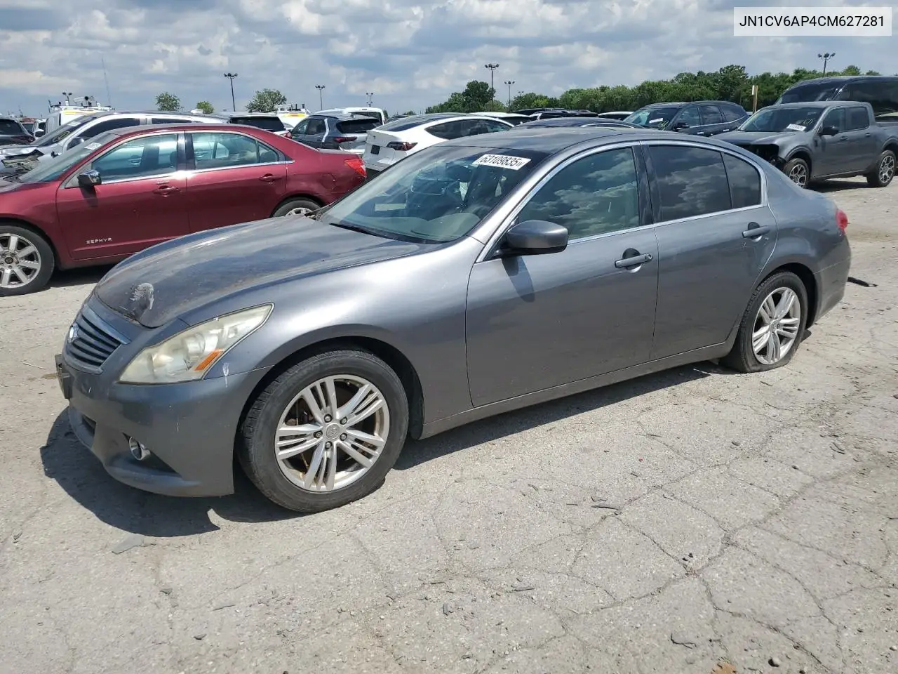 2012 Infiniti G37 Base VIN: JN1CV6AP4CM627281 Lot: 63109835