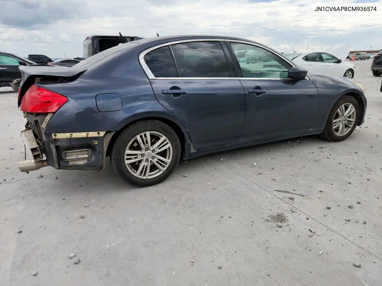 2012 Infiniti G37 Base VIN: JN1CV6AP8CM936574 Lot: 63123315
