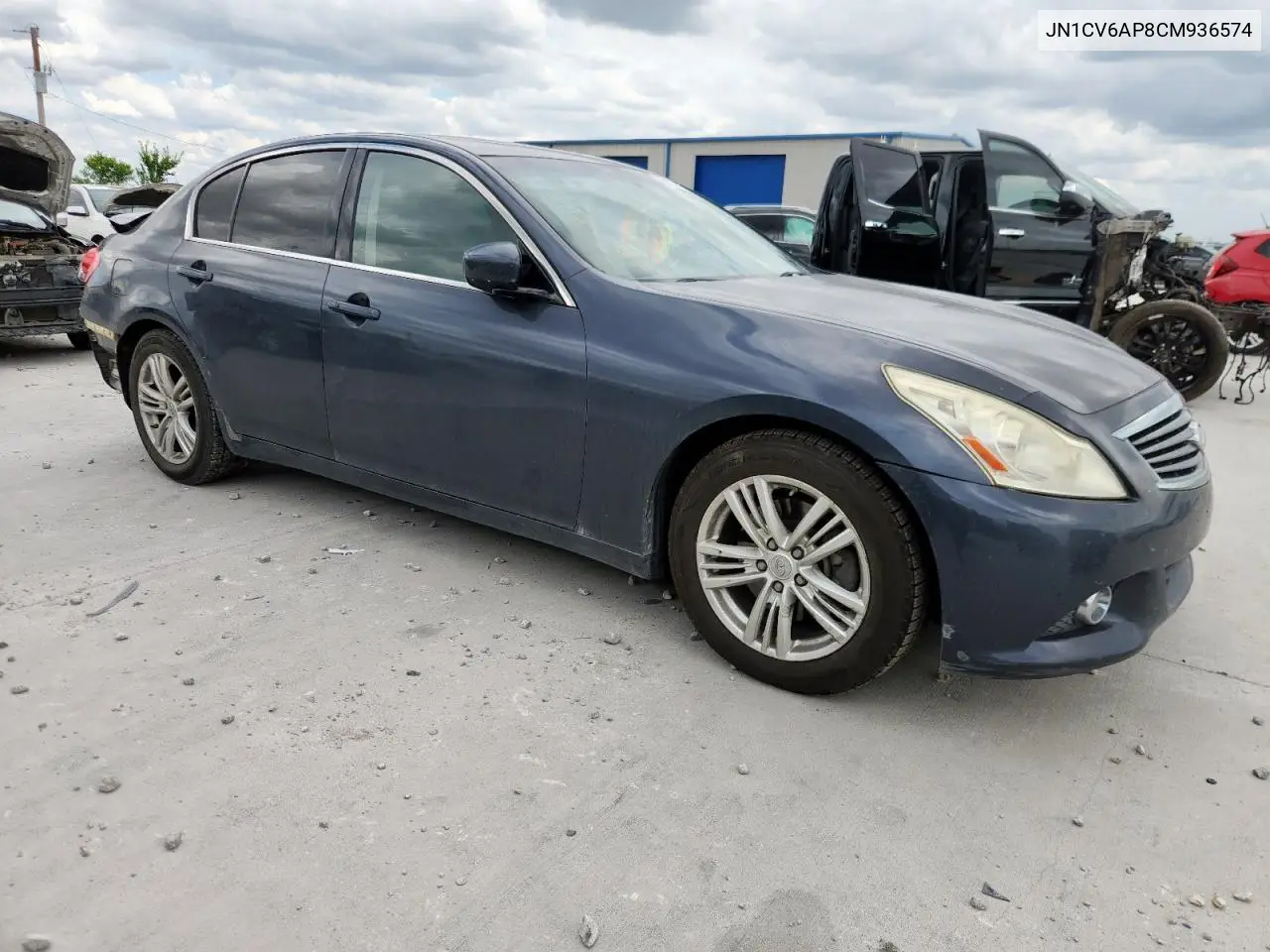 2012 Infiniti G37 Base VIN: JN1CV6AP8CM936574 Lot: 63123315