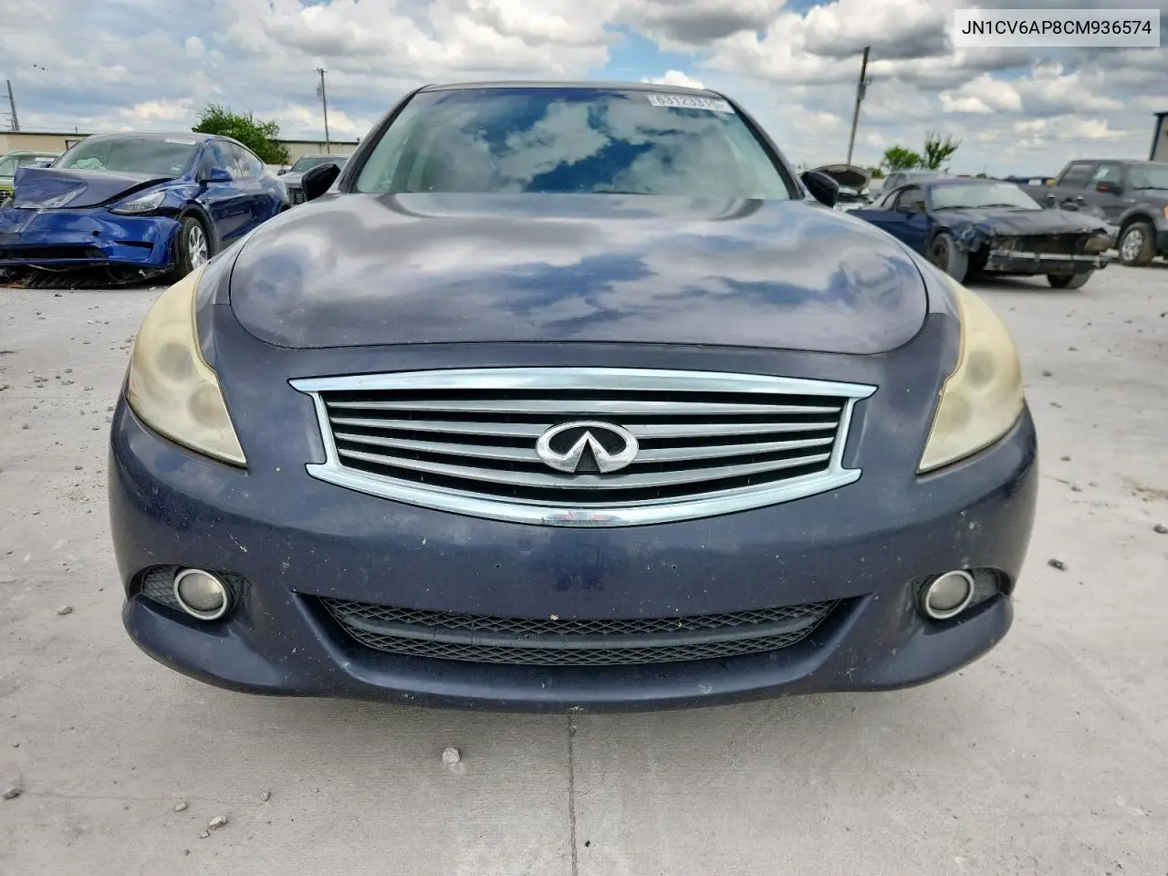 2012 Infiniti G37 Base VIN: JN1CV6AP8CM936574 Lot: 63123315