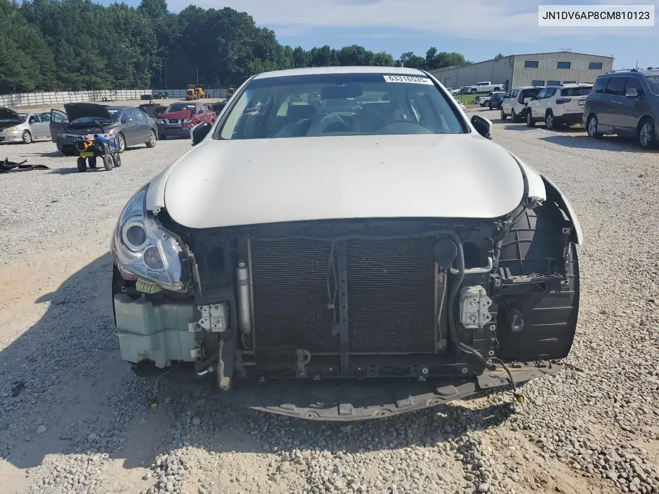 2012 Infiniti G25 Base VIN: JN1DV6AP8CM810123 Lot: 63316535