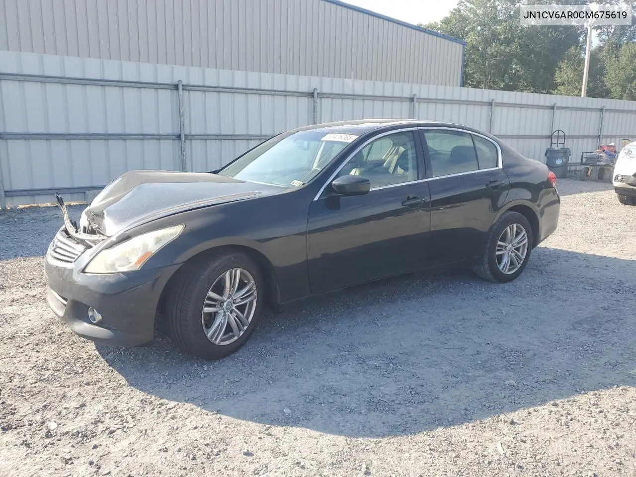 2012 Infiniti G37 VIN: JN1CV6AR0CM675619 Lot: 63426365