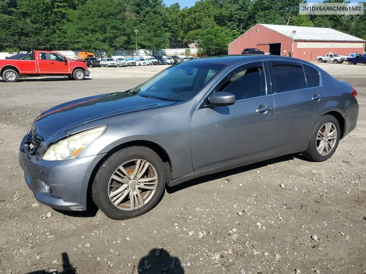 2012 Infiniti G25 VIN: JN1DV6AR6CM861542 Lot: 64947035