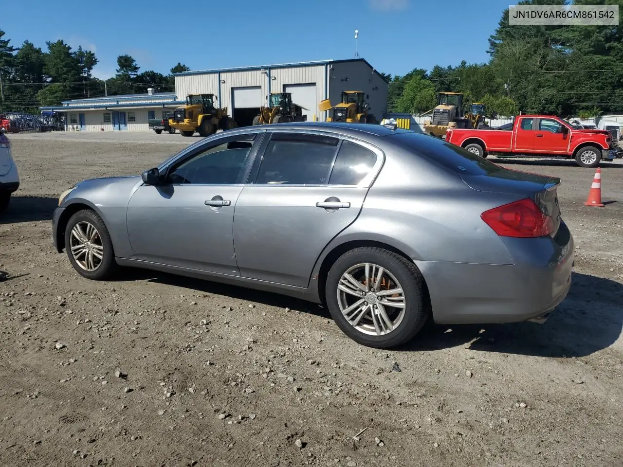 2012 Infiniti G25 VIN: JN1DV6AR6CM861542 Lot: 64947035