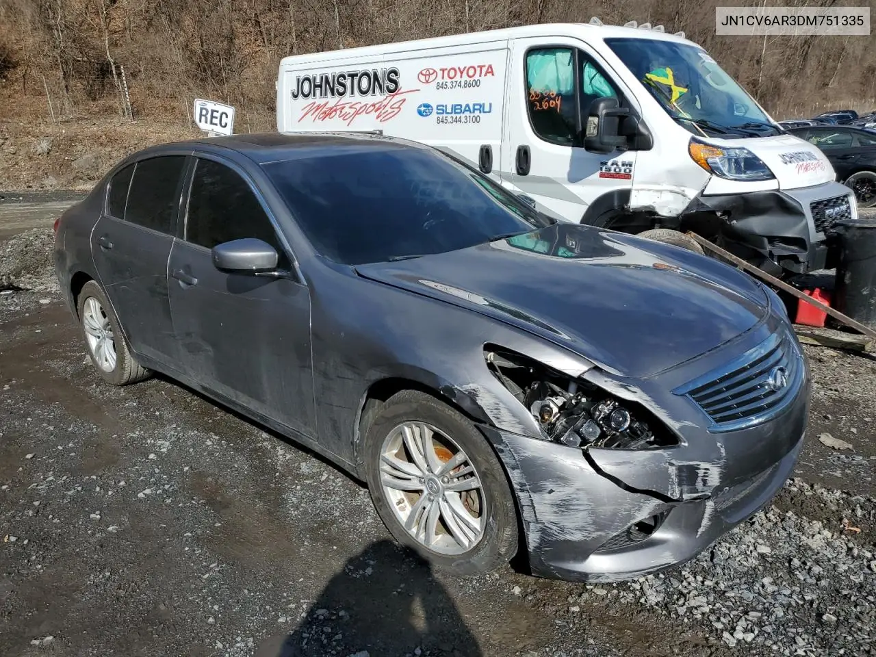 2013 Infiniti G37 VIN: JN1CV6AR3DM751335 Lot: 48175755