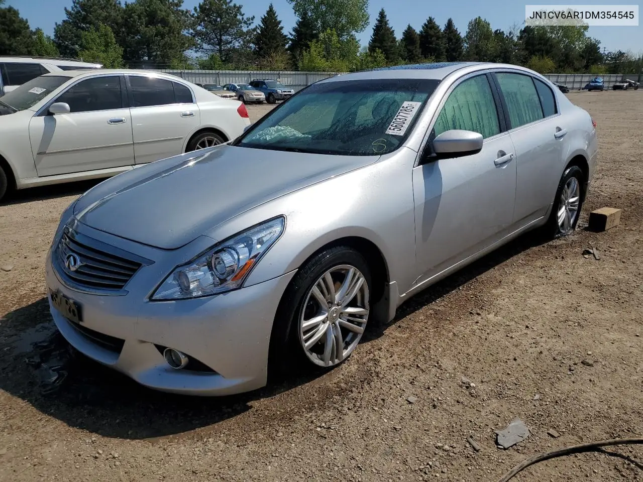 2013 Infiniti G37 VIN: JN1CV6AR1DM354545 Lot: 56037785
